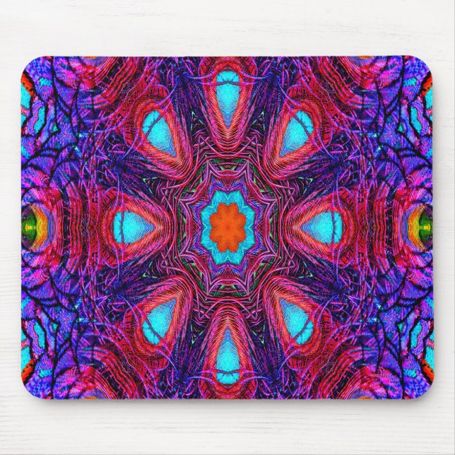 Peacock Mandala... Mousepad (Vorne)