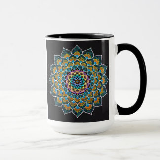 Peacock Mandala Mug Tasse