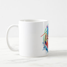 Peacock Mantis Shrimp REF253 - Watercolor Kaffeetasse