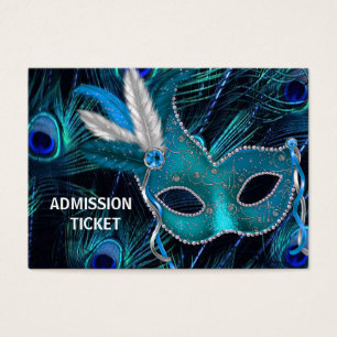 Peacock Masquerade Party Eintrittskarten