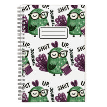 Peacock mit Journal - "Shut Up, Journal" Funny