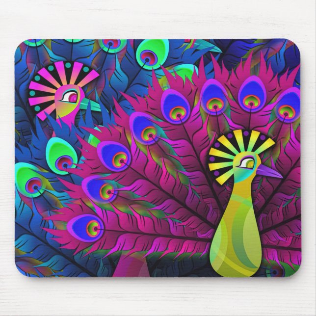 Peacock Mousepad (Vorne)