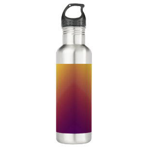 Peacock Ombre Orange Edelstahlflasche