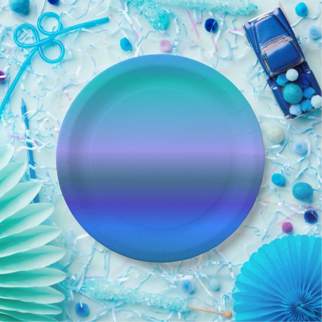 Peacock Pappteller (Party)