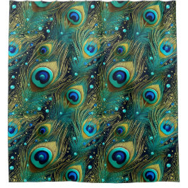 Peacock Passion Throw Kissen Duschvorhang