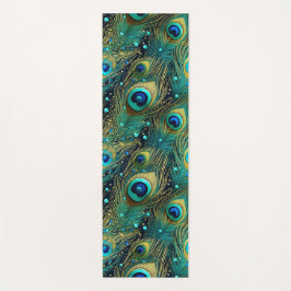 Peacock Passion Throw Kissen Yogamatte