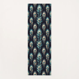 Peacock Plumes Yogamatte