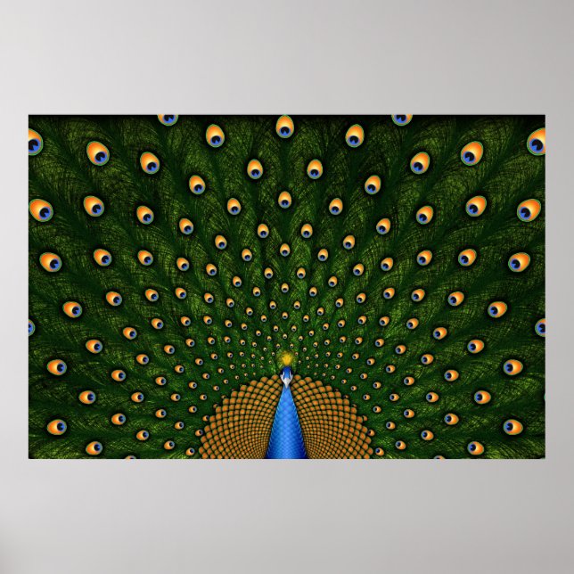 Peacock Poster (Vorne)