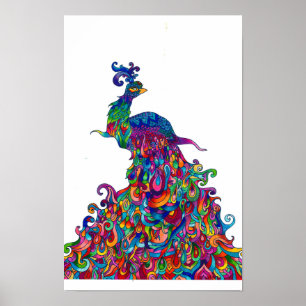 Peacock Poster