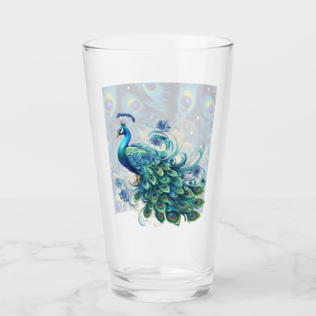 Peacock Pride Glas (Rückseite)