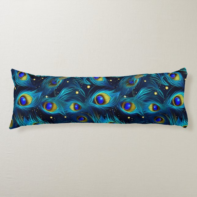 Peacock Pride Seitenschläferkissen (Vorderseite)