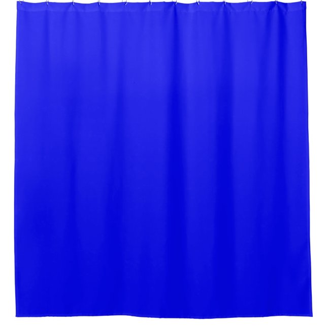 Peacock Royal Blue Duschvorhang (Vorderseite)