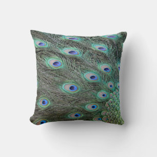 Peacock Schwanz Feathers Kissen