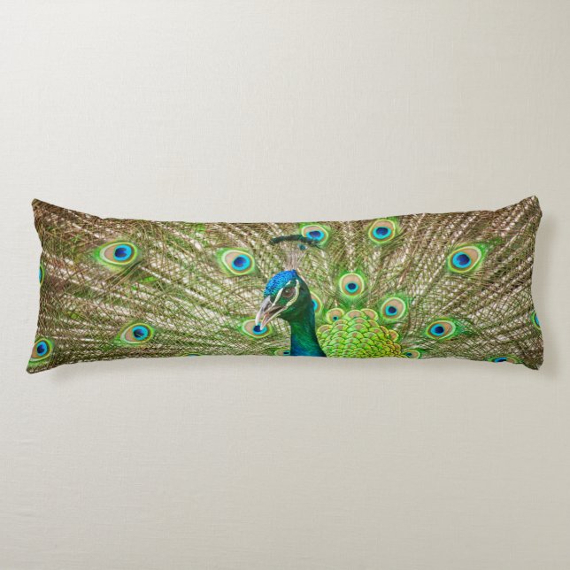 Peacock Seitenschläferkissen (Vorderseite)