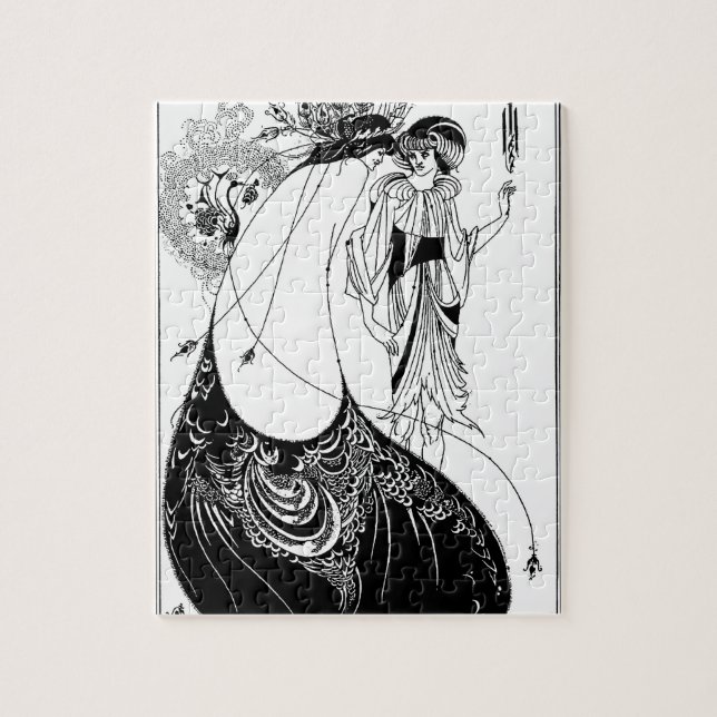 Peacock Skirt Beardsley Nouveau (Vertikal)