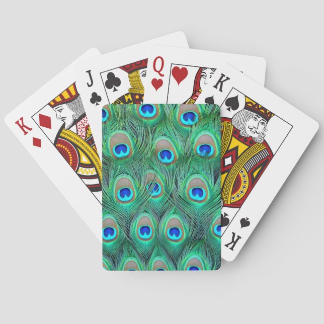 Peacock Splendor Spielkarten (Rückseite)