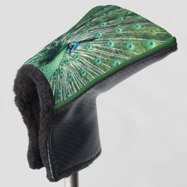 Peacock Strut Golf Headcover (3/4 Vorderseite)