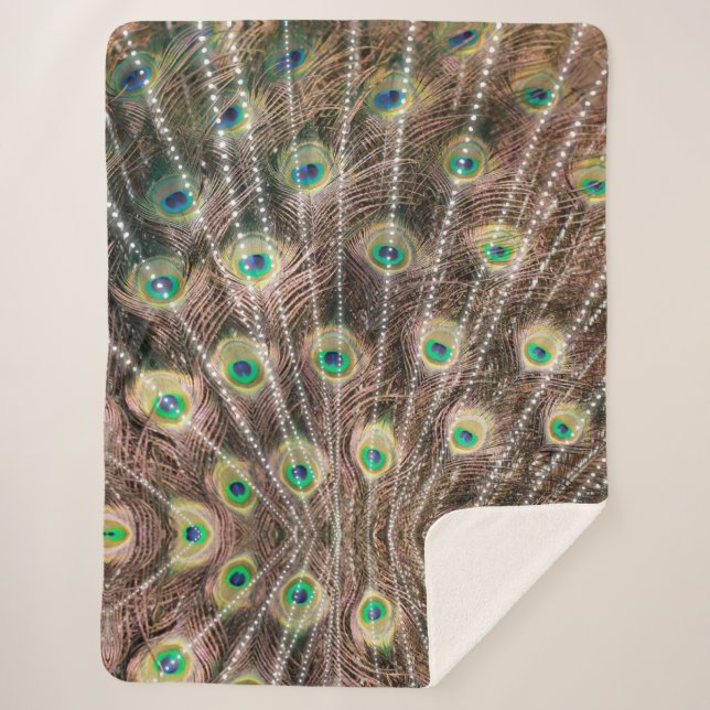 Peacock Style Blanket Large Sherpadecke (Vorderseite)