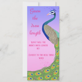 Peacock Theme Brautparty Game