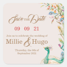 Peacock Theme Wedding