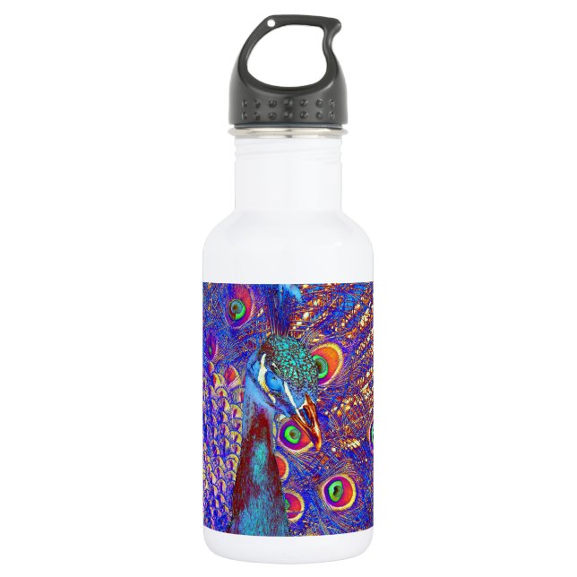 Peacock Trinkflasche (Vorderseite)