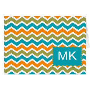 Peacock Vibrant Tribal Zigzag