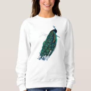 Peacock Watercolor Sweatshirt
