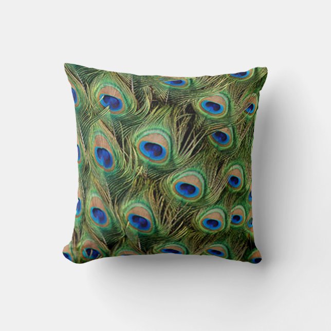 Peacock Wedding Reversible Pillow Kissen (Vorderseite)