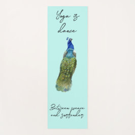 Peacock Yoga mat, Yoga ist ein Tanz Yogamatte