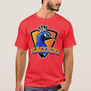 Peacocks liebt Fan Animal Wildlife Team Support T-Shirt