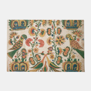 Peacocs et perroquets Tapis d'art Vintage