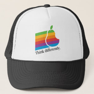 Peak-Computer - Retro-Apple-Computer Parody-Hut Truckerkappe