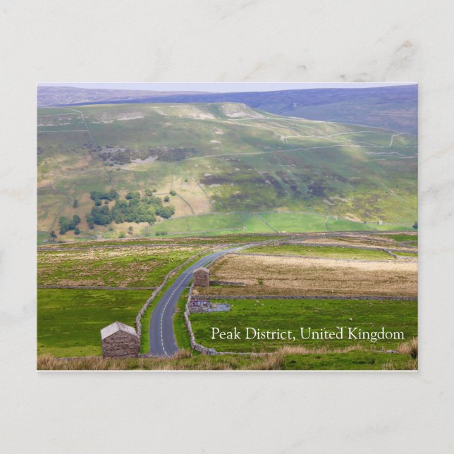 Peak District, Großbritannien Postkarte (Vorderseite)