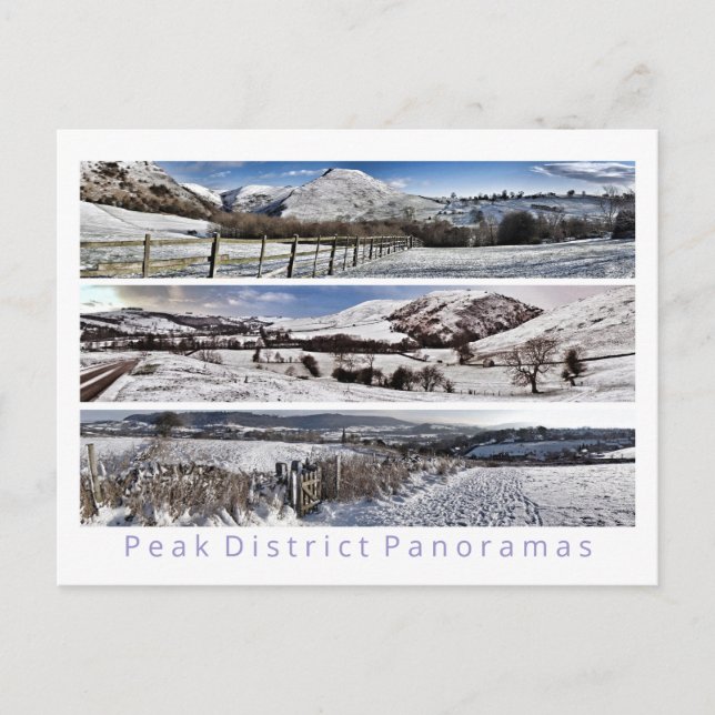 Peak District Panoramas Postkarte (Vorderseite)