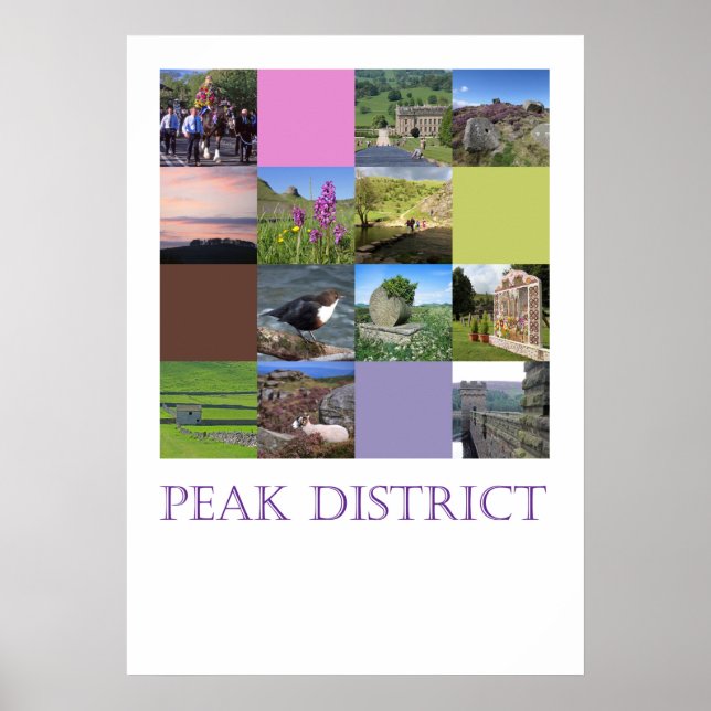 Peak District Poster (Vorne)