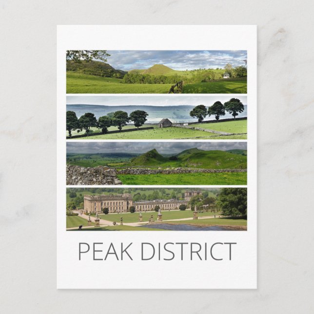 Peak District Postkarte (Vorderseite)