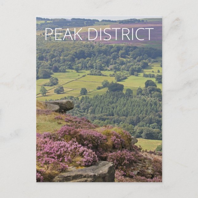 Peak District Postkarte (Vorderseite)