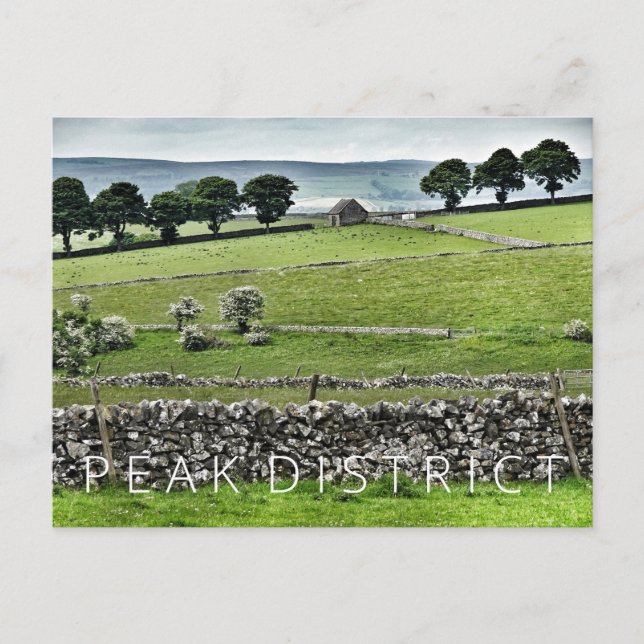 Peak District Postkarte (Vorderseite)