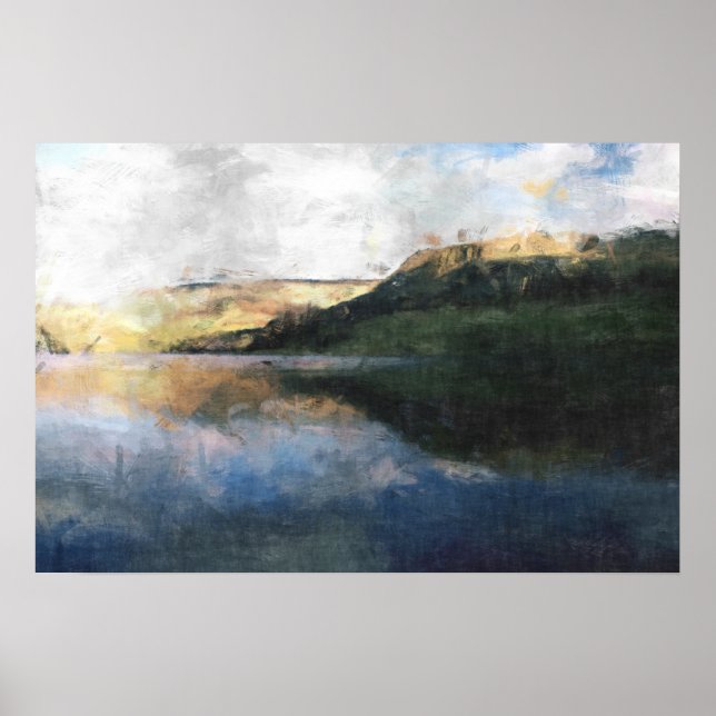 Peak District Reflections Poster (Vorne)