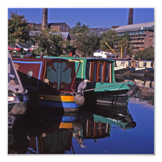 Peak Forest Canal Derbyshire England Fotodruck (Vorne)