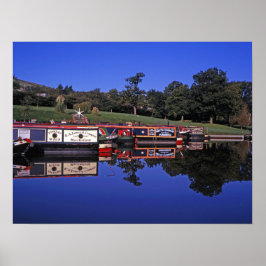Peak Forest Canal Derbyshire England Poster