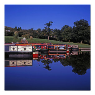 Peak Forest Canal Derbyshire England Poster
