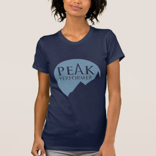 Peak Performer Dames logo t-shirt bleu