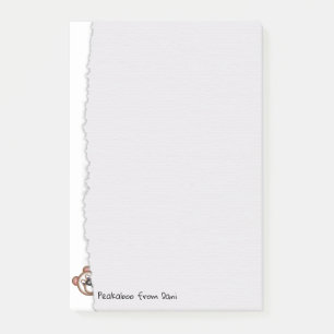 Peakaboo Teddy Torn Paper Post-it Klebezettel