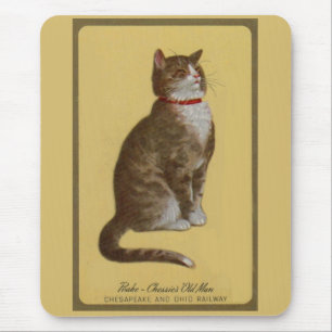 Peake, Chessie's Old Man Tomcat Tabbykatze Mousepad