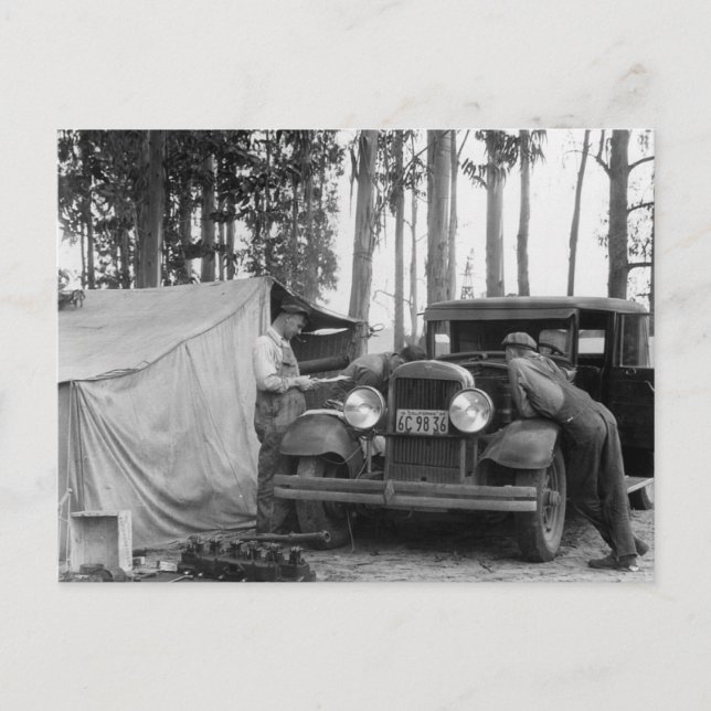 Peakholz aus Vermont: 1935 Postkarte (Vorderseite)