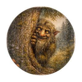 Peaking Norwegian Troll, Cutting Board Schneidebrett