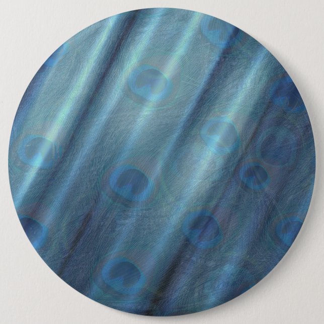 Peakocks & Smaragdgrüne Metallic Button (Vorderseite)