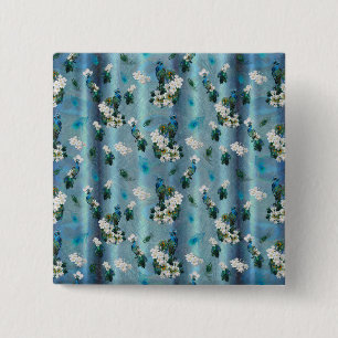 Peakocks & Smaragdgrüne Metallic Button