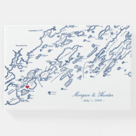 Peaks Island Maine Casco Bay Wedding Gästebuch